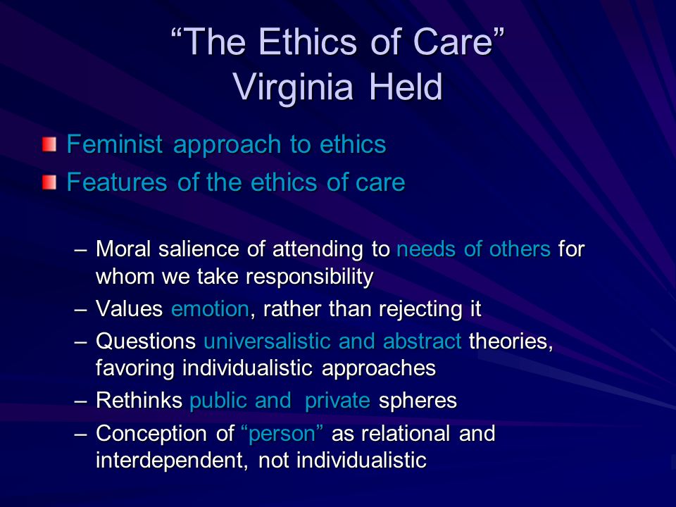 Ethics of care